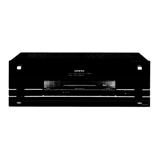 Onkyo M-5140P Service Manual