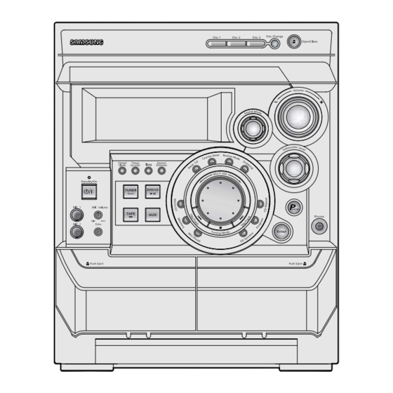 Samsung MAX-DB9900 Instruction Manual