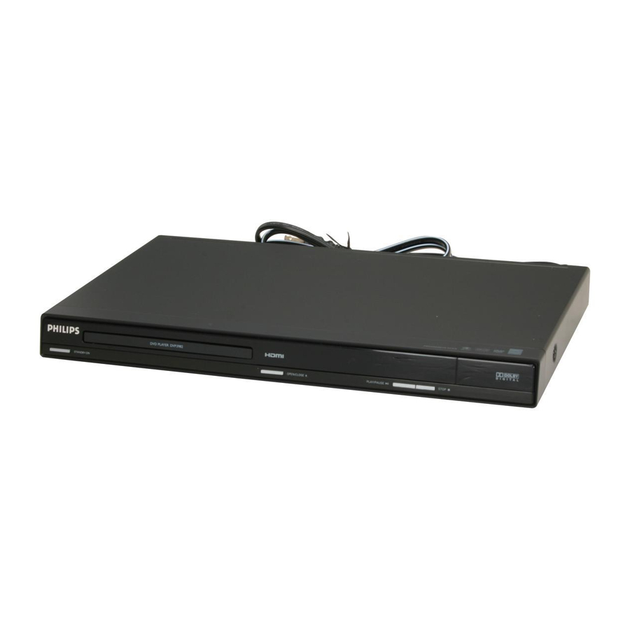 Lecteur DVD DVP3962/37