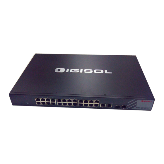 Digisol DG-FS1526HP Manuals