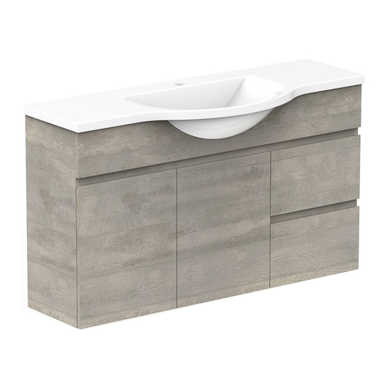 Reece Posh Domaine Semi-Recessed Wall Hung Installation Instructions Manual
