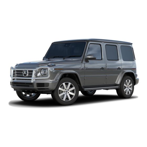 MERCEDES-BENZ G-CLASS 2020 OPERATOR'S MANUAL Pdf Download | ManualsLib