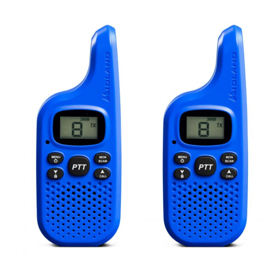 Midland X-tra Talk Walkie Talkie Manual