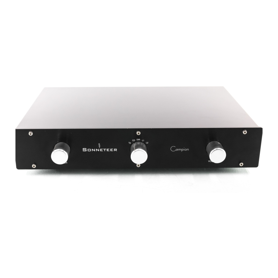 SONNETEER Campion Instruction Manual