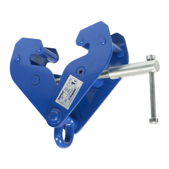 Tractel Corso LT-1B Operation And Installation Manual