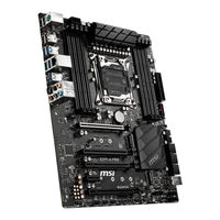 MSI X299-A PRO Quick Start Manual