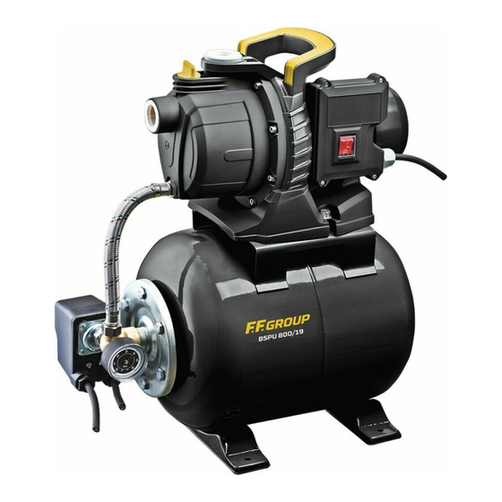 F.F. Group BSPU 800/19 Manuals
