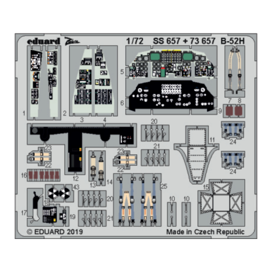 Eduard Zoom B-52H Assembly Instructions