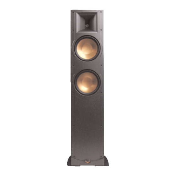 Klipsch Reference Series RF-82 Supplementary Manual
