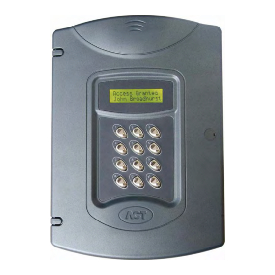 ACT ACTPRO 4000 Operating And Installation Instructions