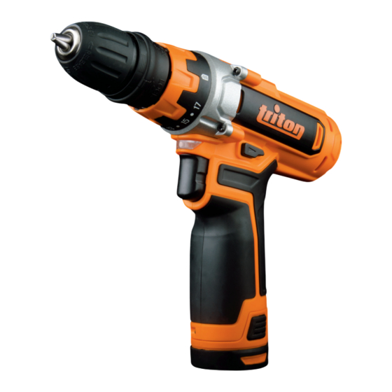 Triton T12 DD Operating And Safety Instructions Manual