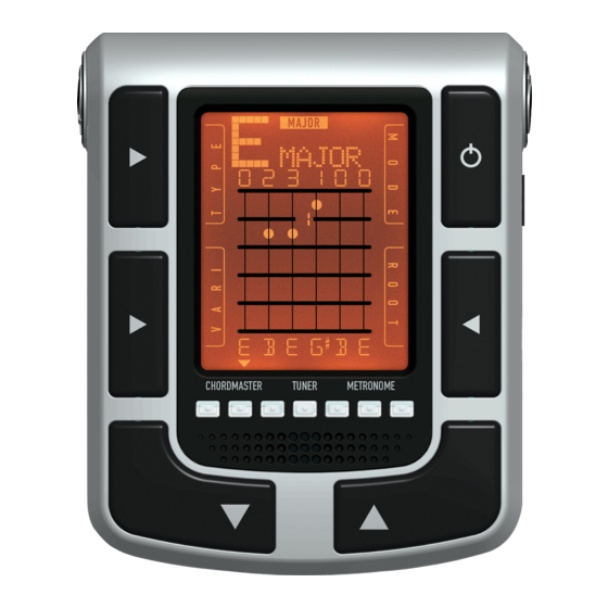 Planet Waves CTM Chordmaster User Manual