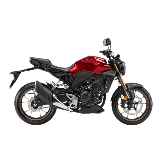 Honda CBF300NA Owner's Manual