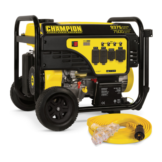 Champion 100693 Operator's Manual