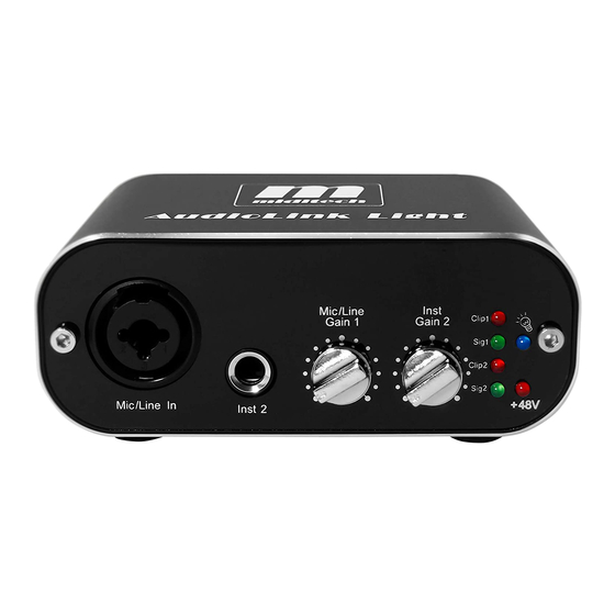 MIDIPLUS AUDIOLINK LIGHT OWNER'S MANUAL Pdf Download ManualsLib