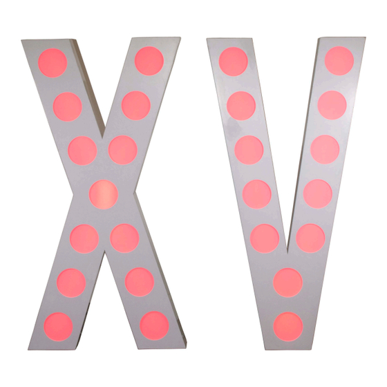 Eliminator Lighting Decor XV Manuals