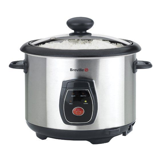 Breville BRC600XL The Risotto Plus Sauteing Slow Rice Cooker