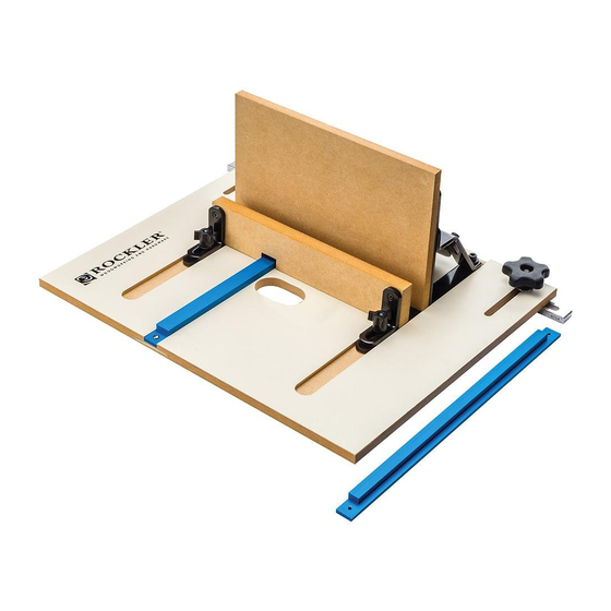 Rockler router table box joint jig instructions manual pdf download