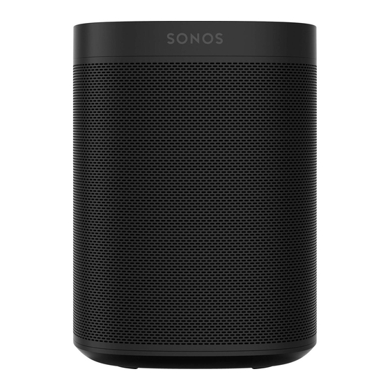 SONOS ONE USER MANUAL Pdf Download ManualsLib