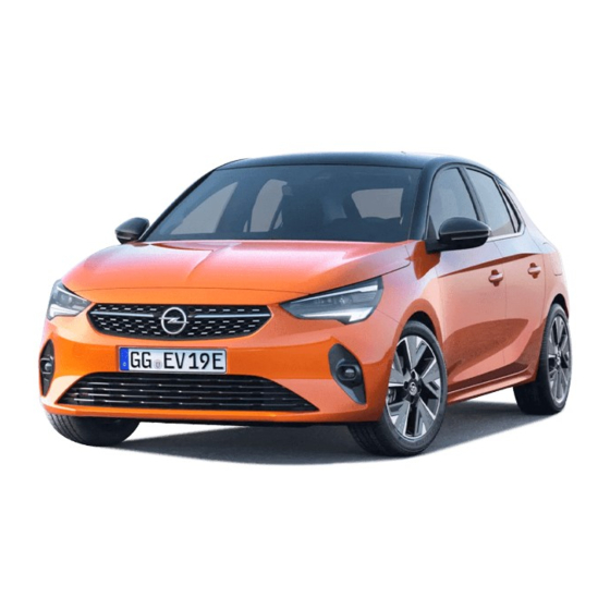 Opel CORSA 2020 Infotainment Manual