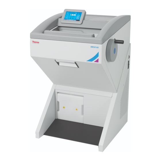 THERMO SCIENTIFIC HM525 NX SERIES OPERATOR'S MANUAL Pdf Download ManuaLib