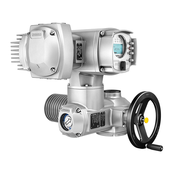 AUMA SA SERIES OPERATION INSTRUCTIONS MANUAL Pdf Download ManualsLib