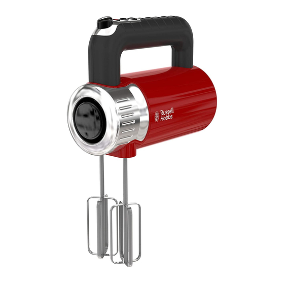 RUSSELL HOBBS MX3100RDR INSTRUCTIONS MANUAL Pdf Download ManualsLib