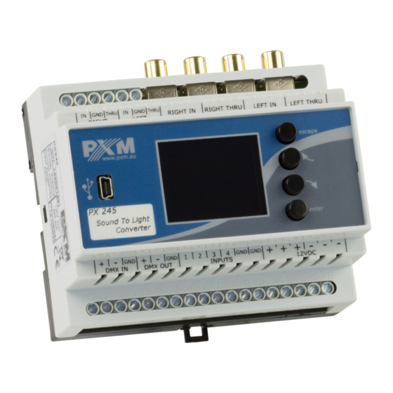 PXM PX245 Manual