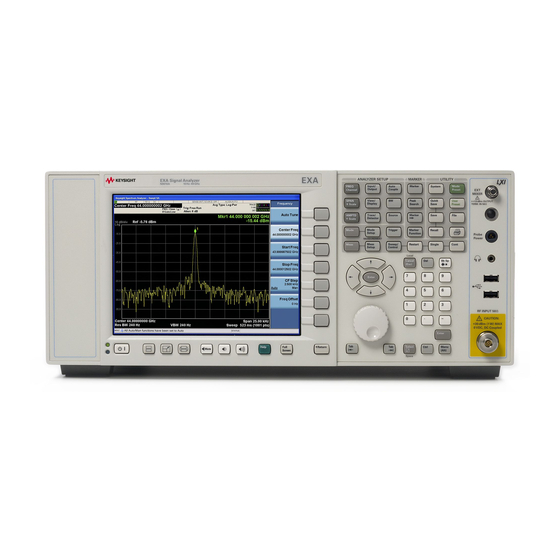 Keysight Technologies PXA N9030A Installation Note