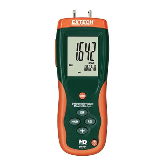Extech Instruments HD700 User Manual