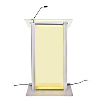 Displays2Go LED Lectern Series Instructions