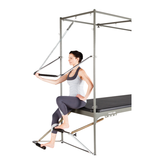DMA clinical pilates trapeze table Assembly