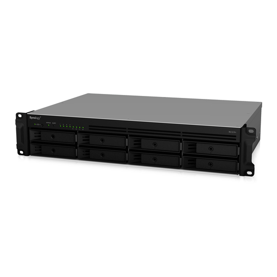 Synology RackStation RS1219+ Hardware Installation Manual