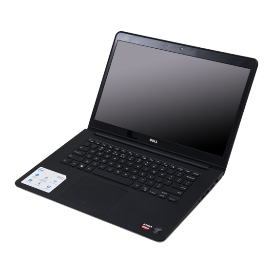 Dell Inspiron 14 5000 Series Quick Start Manual And Specifications