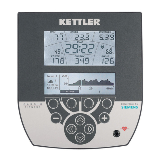 Kettler Ergorace SG1 Manuals