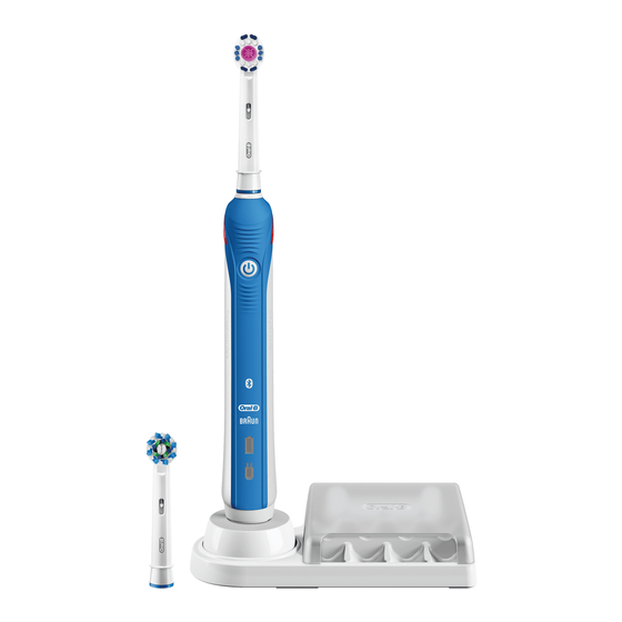 BRAUN ORAL B PRO 1000 MANUAL Pdf Download ManualsLib