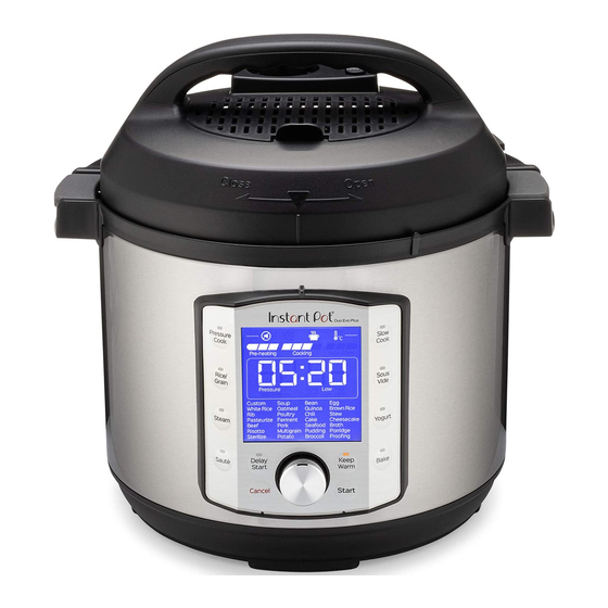 INSTANT POT DUO EVO PLUS SERIES USER MANUAL Pdf Download | ManualsLib