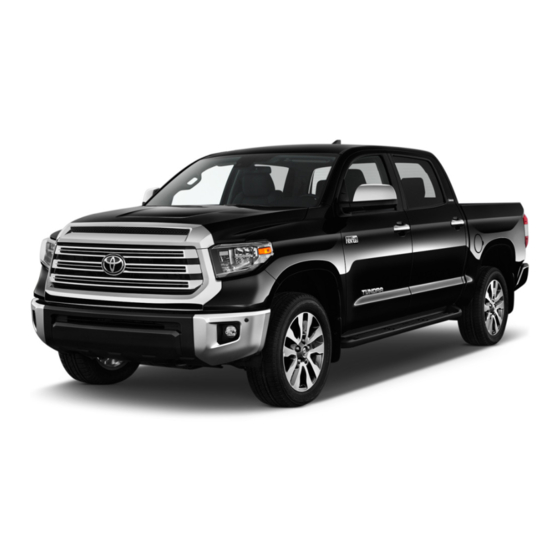 TOYOTA TUNDRA 2020 QUICK REFERENCE MANUAL Pdf Download | ManualsLib