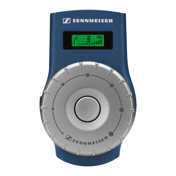 Sennheiser EK 2020-D-II Quick Start Manual