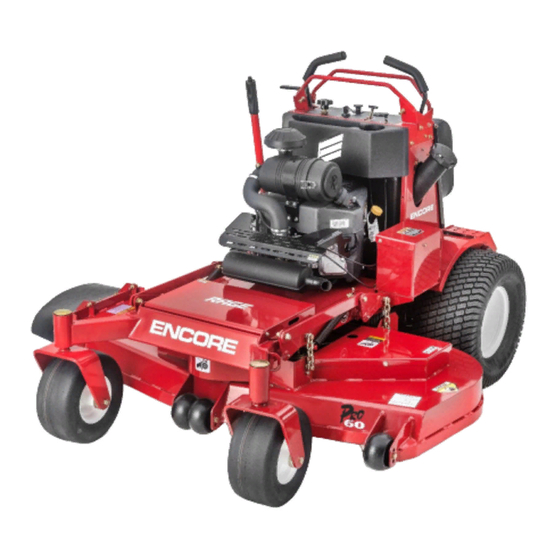 Encore RAGE ER48FX730VX Operator's Manual