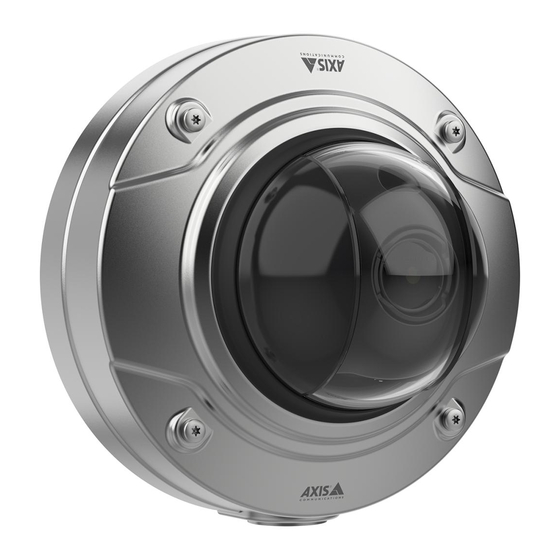 Axis Q3538-SLVE Installation Manual