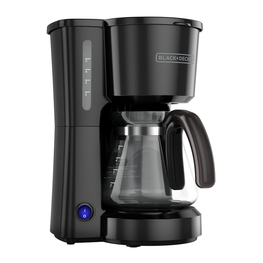 Black Decker CM0700 5 Cup Coffee Maker Manual ManualsLib