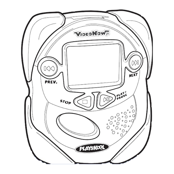 Playskool Video Now Jr  Color Personal Video Player 74407 Instruction Manual