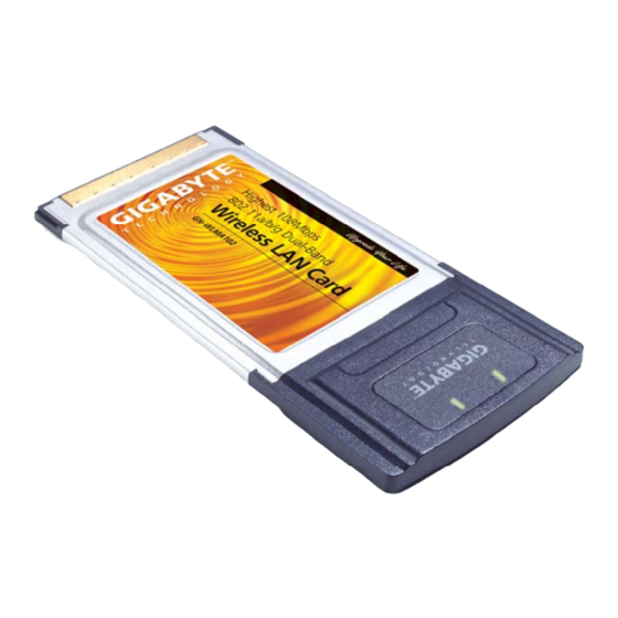 Gigabyte GN-WLMA102 User Manual