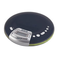 RCA RP2621 - Personal MP3/CD Player User Manual