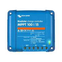 Victron Energy BlueSolar MPPT 100/15 User Manual