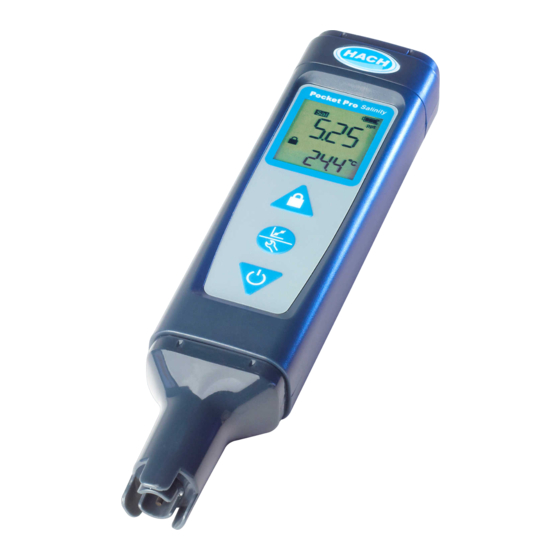 Hach Pocket Pro Salinity User Manual