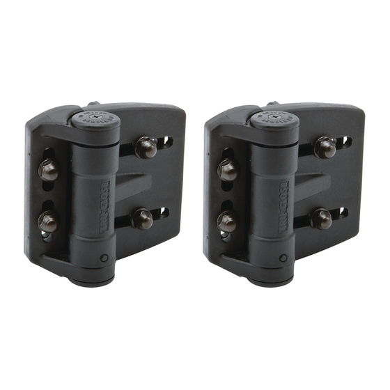 D&D TECHNOLOGIES TRUCLOSE MINIMULTI ADJUST HINGE INSTALLATION