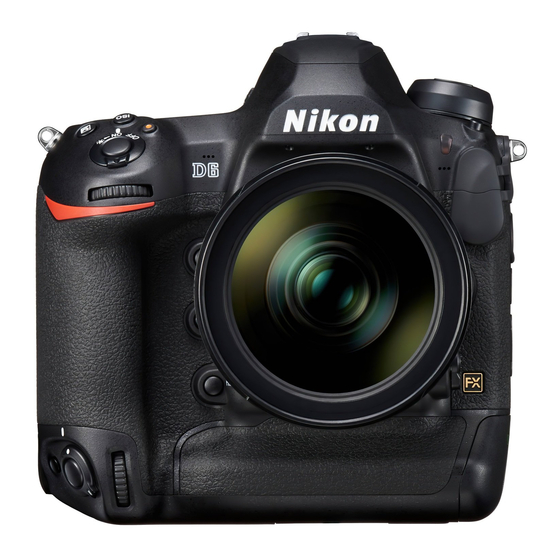 NIKON D6 REFERENCE MANUAL Pdf Download | ManualsLib