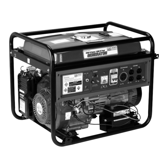 CHICAGO ELECTRIC 96617 SET UP AND OPERATING INSTRUCTIONS MANUAL Pdf